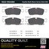 1003-1904BM by MPA ELECTRICAL - Quality-Built Black Series Semi-Metallic Brake Pads