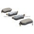 1003-1965C by MPA ELECTRICAL - Quality-Built Disc Brake Pad Set - Black Series, Ceramic