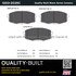 1003-2035C by MPA ELECTRICAL - Quality-Built Disc Brake Pad Set - Black Series, Ceramic