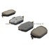 1003-2047C by MPA ELECTRICAL - Quality-Built Disc Brake Pad Set - Black Series, Ceramic