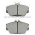 1001-0598M by MPA ELECTRICAL - Quality-Built Premium Disc Brake Pad Set - Semi-Metallic, with Hardware