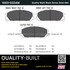 1003-0334M by MPA ELECTRICAL - Quality-Built Black Series Semi-Metallic Brake Pads w/ Hardware