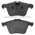 1003-1240M by MPA ELECTRICAL - Quality-Built Disc Brake Pad Set - Black Series, Semi-Metallic, with Hardware