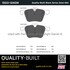 1003-1240M by MPA ELECTRICAL - Quality-Built Disc Brake Pad Set - Black Series, Semi-Metallic, with Hardware