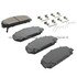 1003-1286C by MPA ELECTRICAL - Quality-Built Black Series Ceramic Brake Pads w/ Hardware