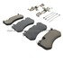 1003-1291C by MPA ELECTRICAL - Quality-Built Disc Brake Pad Set - Black Series, Ceramic, with Hardware