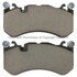 1003-1291C by MPA ELECTRICAL - Quality-Built Disc Brake Pad Set - Black Series, Ceramic, with Hardware