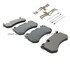 1003-1291M by MPA ELECTRICAL - Quality-Built Disc Brake Pad Set - Black Series, Semi-Metallic, with Hardware