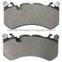 1003-1291M by MPA ELECTRICAL - Quality-Built Disc Brake Pad Set - Black Series, Semi-Metallic, with Hardware