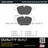 1003-1294M by MPA ELECTRICAL - Quality-Built Disc Brake Pad Set - Black Series, Semi-Metallic, with Hardware