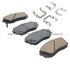 1003-1295AC by MPA ELECTRICAL - Quality-Built Black Series Ceramic Brake Pads w/ Hardware