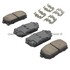 1003-1296C by MPA ELECTRICAL - Quality-Built Black Series Ceramic Brake Pads w/ Hardware