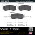 1003-1297C by MPA ELECTRICAL - Quality-Built Black Series Ceramic Brake Pads w/ Hardware