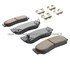 1003-1297C by MPA ELECTRICAL - Quality-Built Black Series Ceramic Brake Pads w/ Hardware