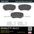 1003-1301C by MPA ELECTRICAL - Quality-Built Black Series Ceramic Brake Pads w/ Hardware