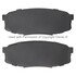 1003-1304C by MPA ELECTRICAL - Quality-Built Disc Brake Pad Set - Black Series, Ceramic, with Hardware