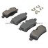 1003-1309M by MPA ELECTRICAL - Quality-Built Black Series Semi-Metallic Brake Pads w/ Hardware