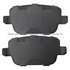 1003-1314C by MPA ELECTRICAL - Quality-Built Disc Brake Pad Set - Black Series, Ceramic, with Hardware