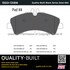 1003-1318M by MPA ELECTRICAL - Quality-Built Black Series Semi-Metallic Brake Pads w/ Hardware