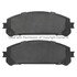 1003-1324C by MPA ELECTRICAL - Quality-Built Disc Brake Pad Set - Black Series, Ceramic, with Hardware