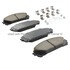 1003-1324C by MPA ELECTRICAL - Quality-Built Disc Brake Pad Set - Black Series, Ceramic, with Hardware