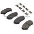 1003-1331M by MPA ELECTRICAL - Quality-Built Black Series Semi-Metallic Brake Pads w/ Hardware