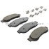 1003-1334M by MPA ELECTRICAL - Quality-Built Disc Brake Pad Set - Black Series, Semi-Metallic, with Hardware