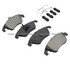 1003-1342M by MPA ELECTRICAL - Quality-Built Disc Brake Pad Set - Black Series, Semi-Metallic, with Hardware