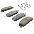 1003-1351C by MPA ELECTRICAL - Quality-Built Disc Brake Pad Set - Black Series, Ceramic, with Hardware