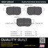 1003-1354AC by MPA ELECTRICAL - Quality-Built Black Series Ceramic Brake Pads w/ Hardware