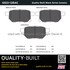 1003-1354C by MPA ELECTRICAL - Quality-Built Black Series Ceramic Brake Pads w/ Hardware