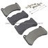 1003-1365M by MPA ELECTRICAL - Quality-Built Disc Brake Pad Set - Black Series, Semi-Metallic, with Hardware