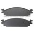 1003-1376C by MPA ELECTRICAL - Quality-Built Black Series Ceramic Brake Pads w/ Hardware