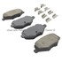 1003-1377C by MPA ELECTRICAL - Quality-Built Disc Brake Pad Set - Black Series, Ceramic, with Hardware