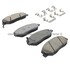 1003-1384C by MPA ELECTRICAL - Quality-Built Black Series Ceramic Brake Pads w/ Hardware