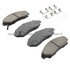 1003-1378C by MPA ELECTRICAL - Quality-Built Disc Brake Pad Set - Black Series, Ceramic, with Hardware