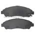 1003-1378C by MPA ELECTRICAL - Quality-Built Disc Brake Pad Set - Black Series, Ceramic, with Hardware