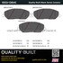 1003-1384C by MPA ELECTRICAL - Quality-Built Black Series Ceramic Brake Pads w/ Hardware