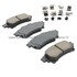 1003-1391AC by MPA ELECTRICAL - Quality-Built Disc Brake Pad Set - Black Series, Ceramic, with Hardware