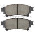 1003-1391C by MPA ELECTRICAL - Quality-Built Disc Brake Pad Set - Black Series, Ceramic, with Hardware