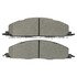 1003-1400M by MPA ELECTRICAL - Quality-Built Disc Brake Pad Set - Black Series, Semi-Metallic, with Hardware