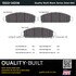 1003-1401M by MPA ELECTRICAL - Quality-Built Black Series Semi-Metallic Brake Pads w/ Hardware