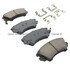 1003-1404C by MPA ELECTRICAL - Quality-Built Disc Brake Pad Set - Black Series, Ceramic, with Hardware