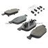 1003-1412M by MPA ELECTRICAL - Quality-Built Black Series Semi-Metallic Brake Pads w/ Hardware