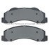 1003-1414C by MPA ELECTRICAL - Quality-Built Disc Brake Pad Set - Black Series, Ceramic, with Hardware