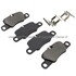 1003-1417M by MPA ELECTRICAL - Quality-Built Disc Brake Pad Set - Black Series, Semi-Metallic, with Hardware