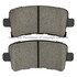 1003-1430AC by MPA ELECTRICAL - Quality-Built Disc Brake Pad Set - Black Series, Ceramic, with Hardware