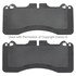 1003-1440M by MPA ELECTRICAL - Quality-Built Disc Brake Pad Set - Black Series, Semi-Metallic, with Hardware