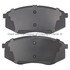 1003-1447C by MPA ELECTRICAL - Quality-Built Disc Brake Pad Set - Black Series, Ceramic, with Hardware