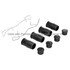 1003-1449M by MPA ELECTRICAL - Quality-Built Disc Brake Pad Set - Black Series, Semi-Metallic, with Hardware